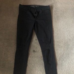 American Eagle black jeggings